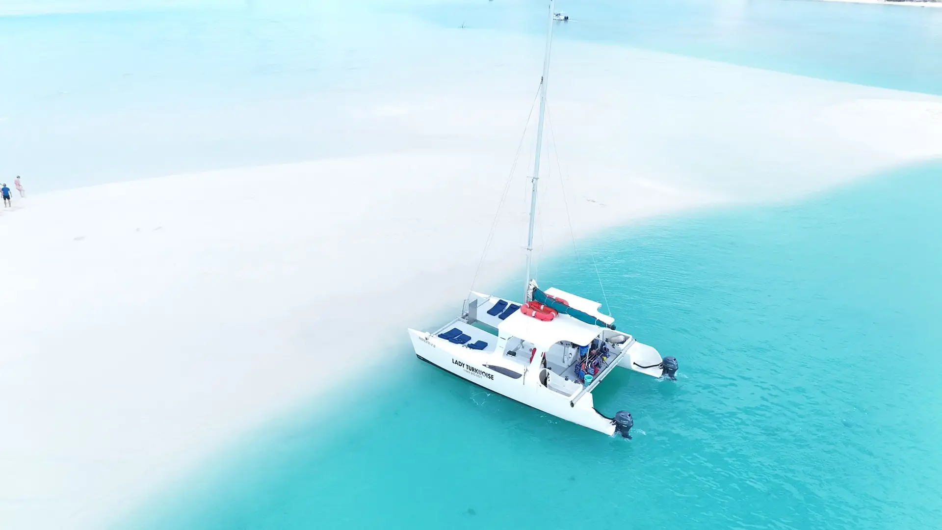 Catamaran sunset cruise aboard Princess Z II, Grace Bay, Turks and Caicos
