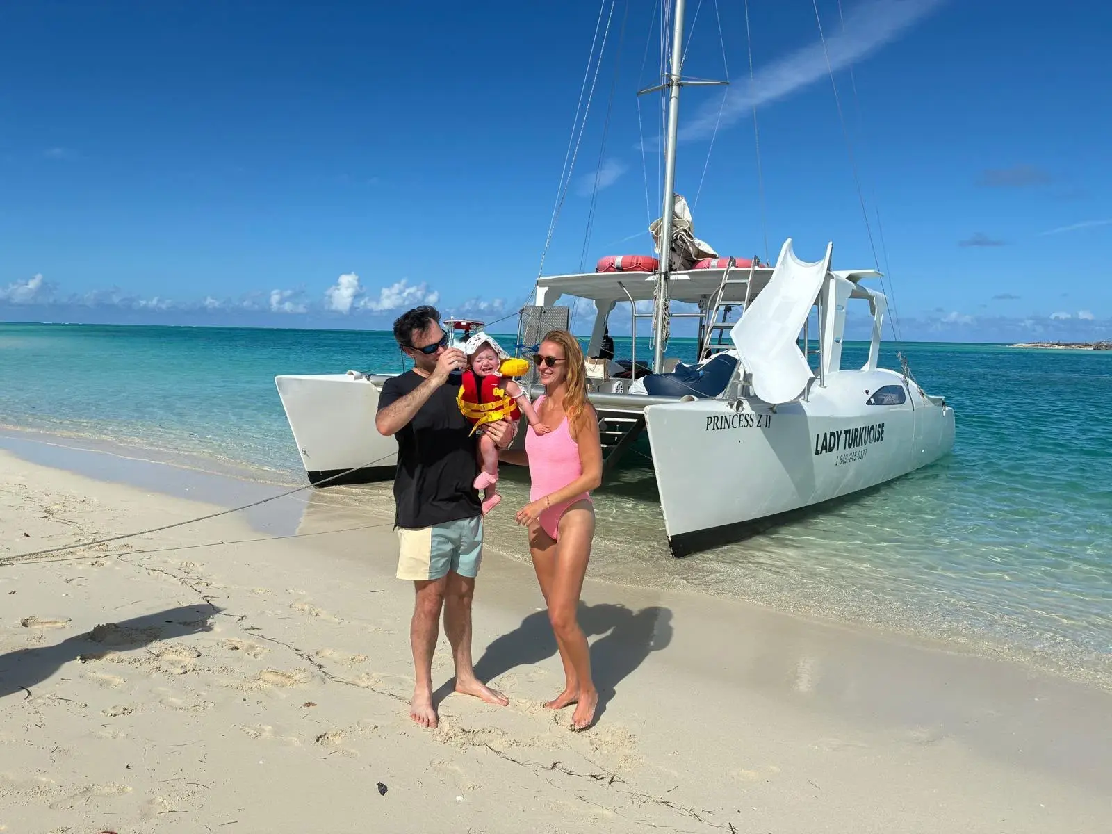 Guests exploring a shipwreck in Turks and Caicos
