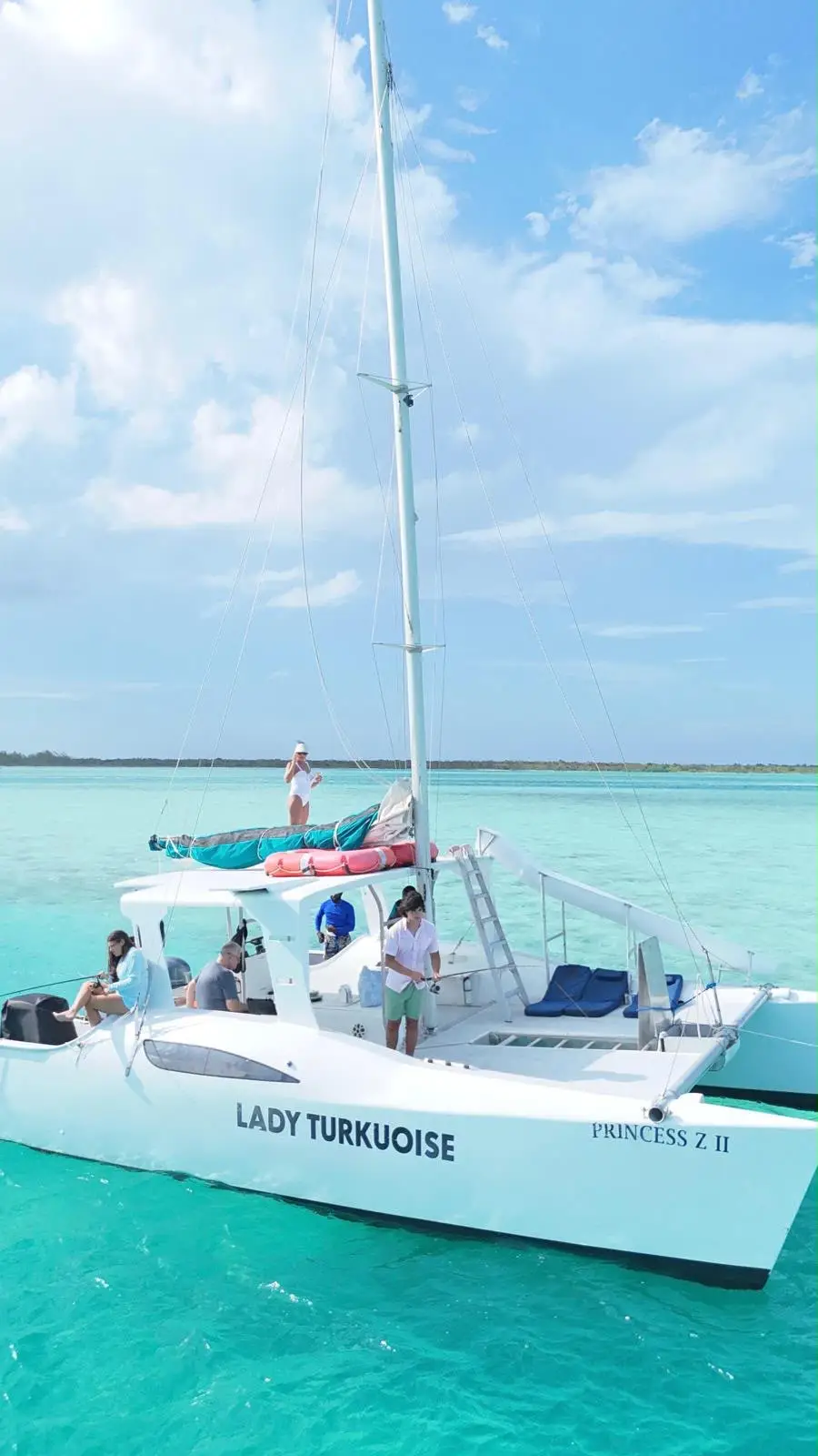 Turks and Caicos fishing charter, guests with their catch